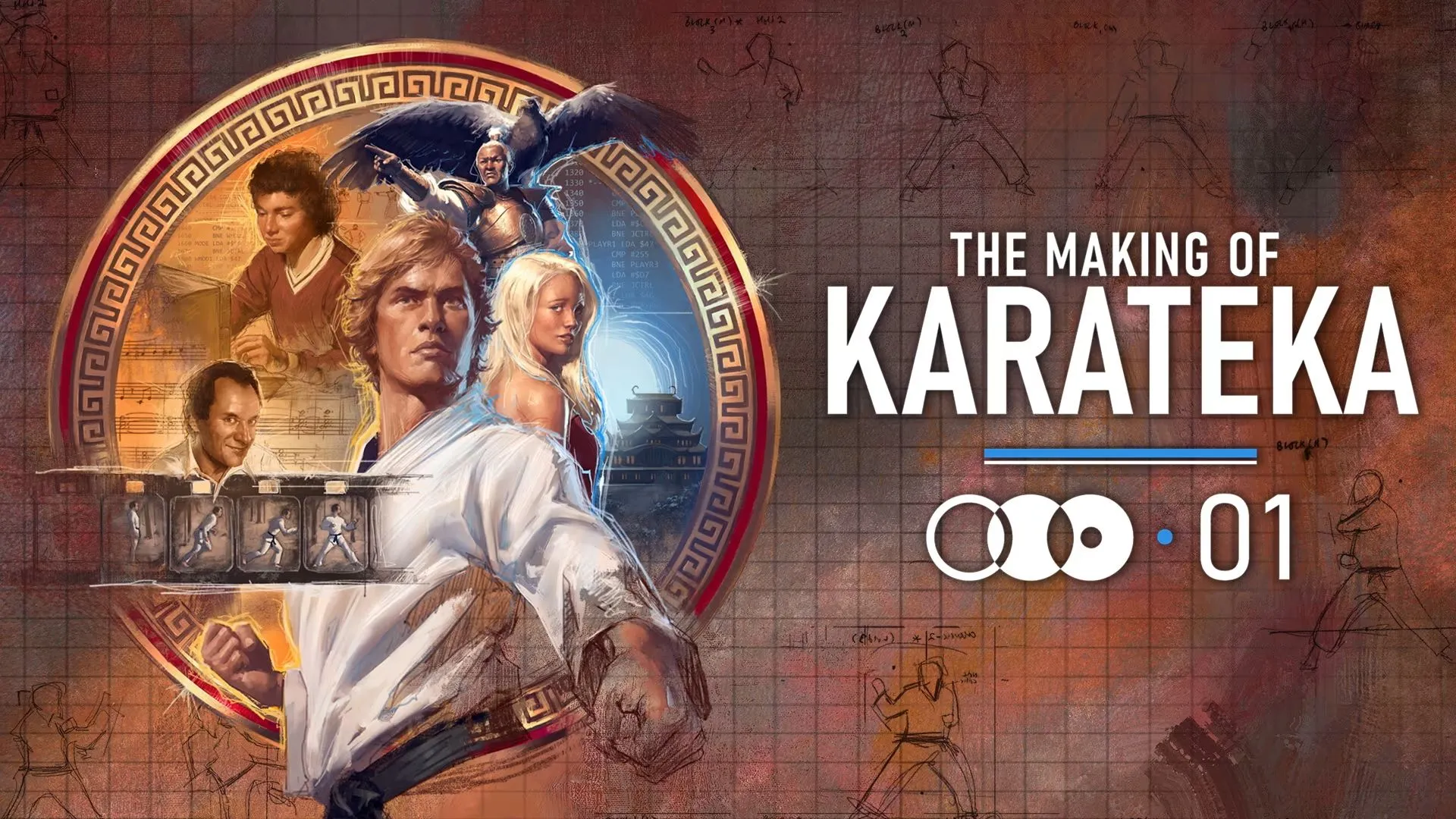 Ảnh bìa của The Making of Karateka, một tựa game võ thuật kinh điển được tái hiện trong series Gold Master.