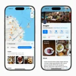 Apple Maps hiển thị các nhà hàng được đánh giá Michelin Star và Bib Gourmand, làm nổi bật các địa điểm chất lượng cao.