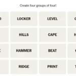 Bảng từ Connections NYT chưa được sắp xếp của trò chơi ngày 7 tháng 4, game 666.