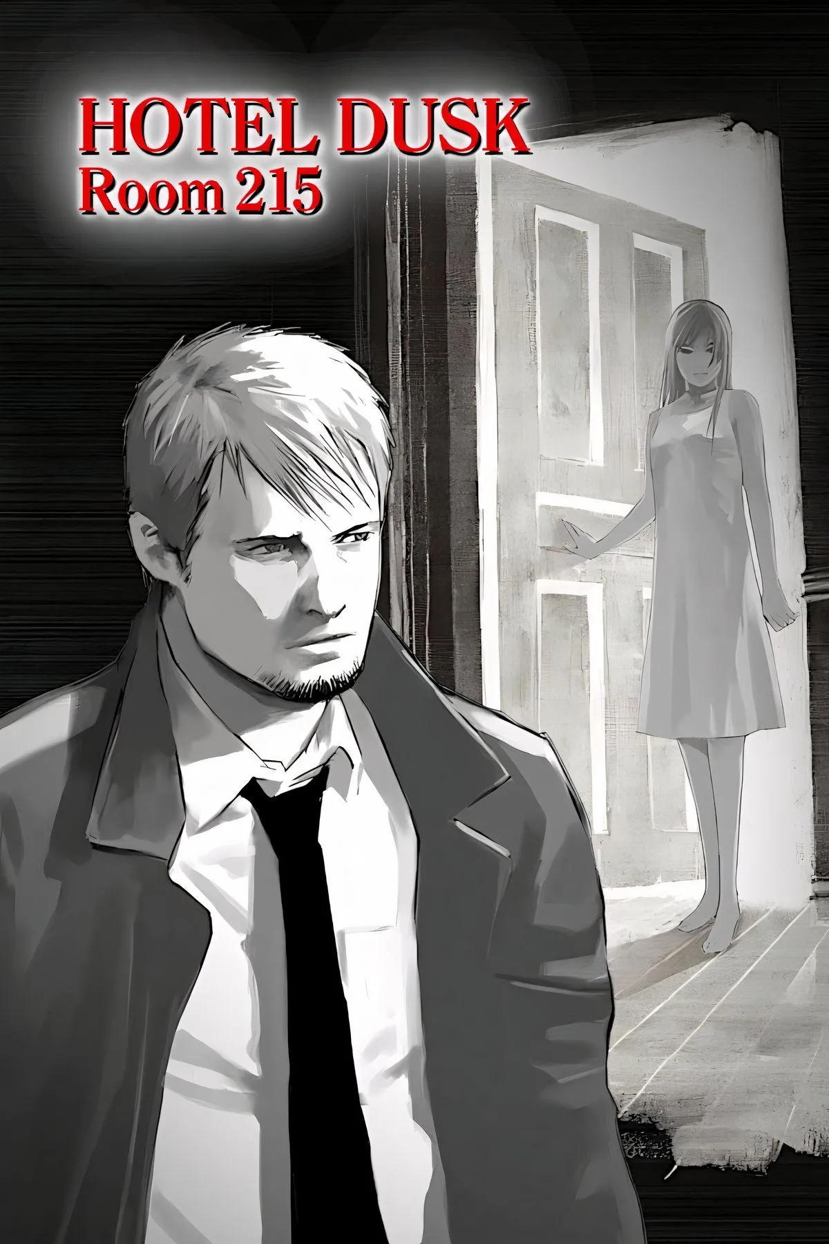 Bìa game Hotel Dusk: Room 215 với nhân vật chính Kyle Hyde