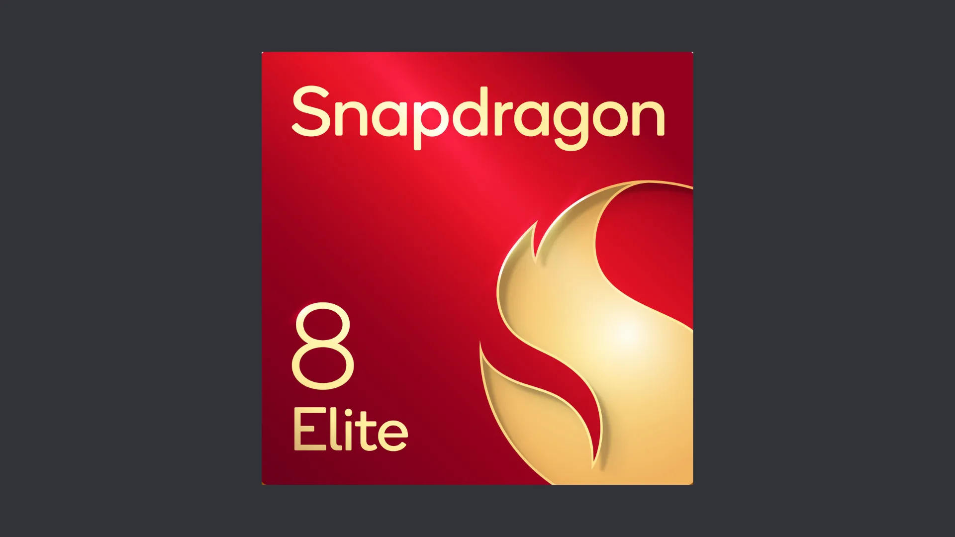 Biểu tượng chipset Snapdragon 8 Elite của Qualcomm, đại diện cho hiệu năng mạnh mẽ trên điện thoại gập