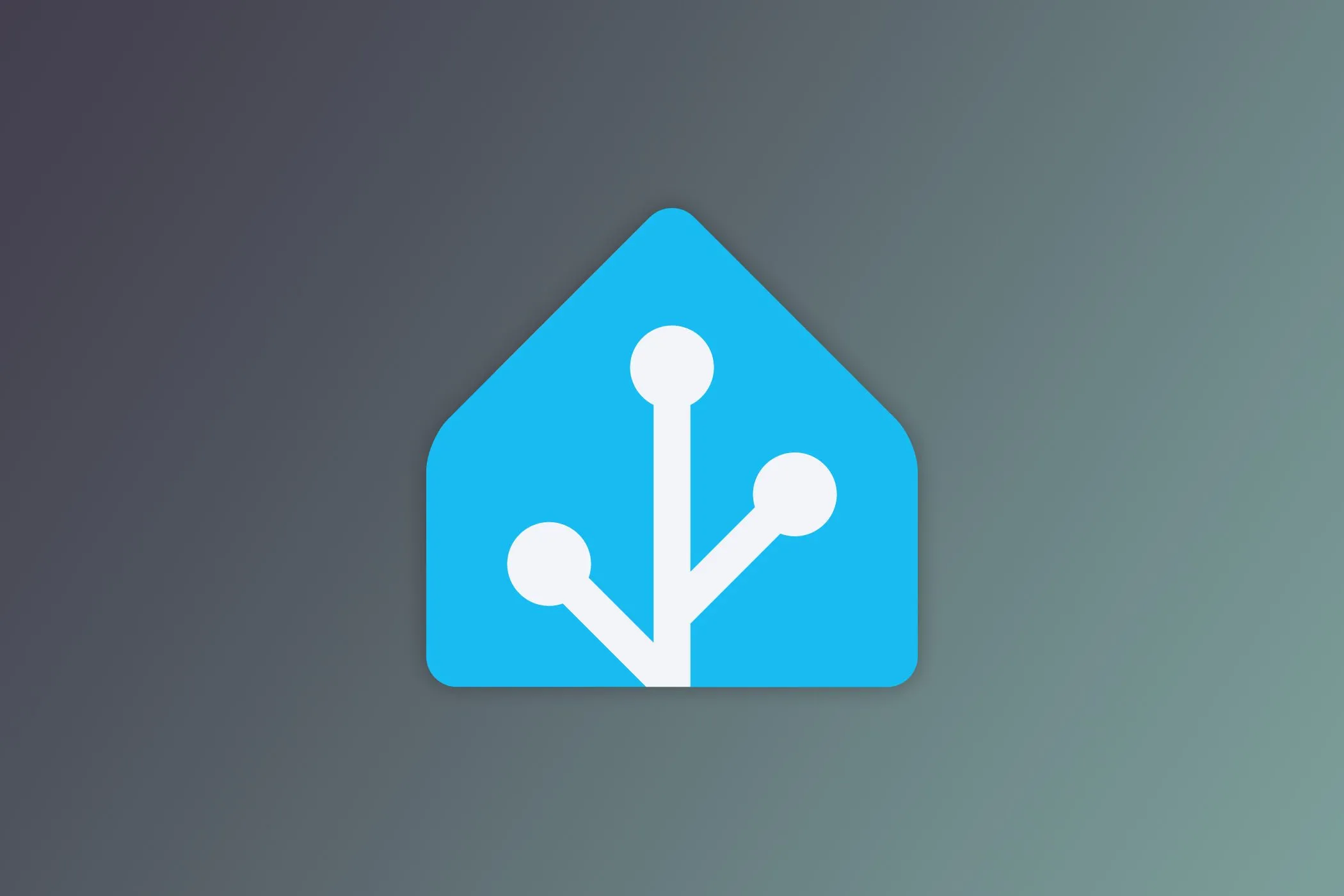 Biểu tượng Home Assistant và giao diện ứng dụng