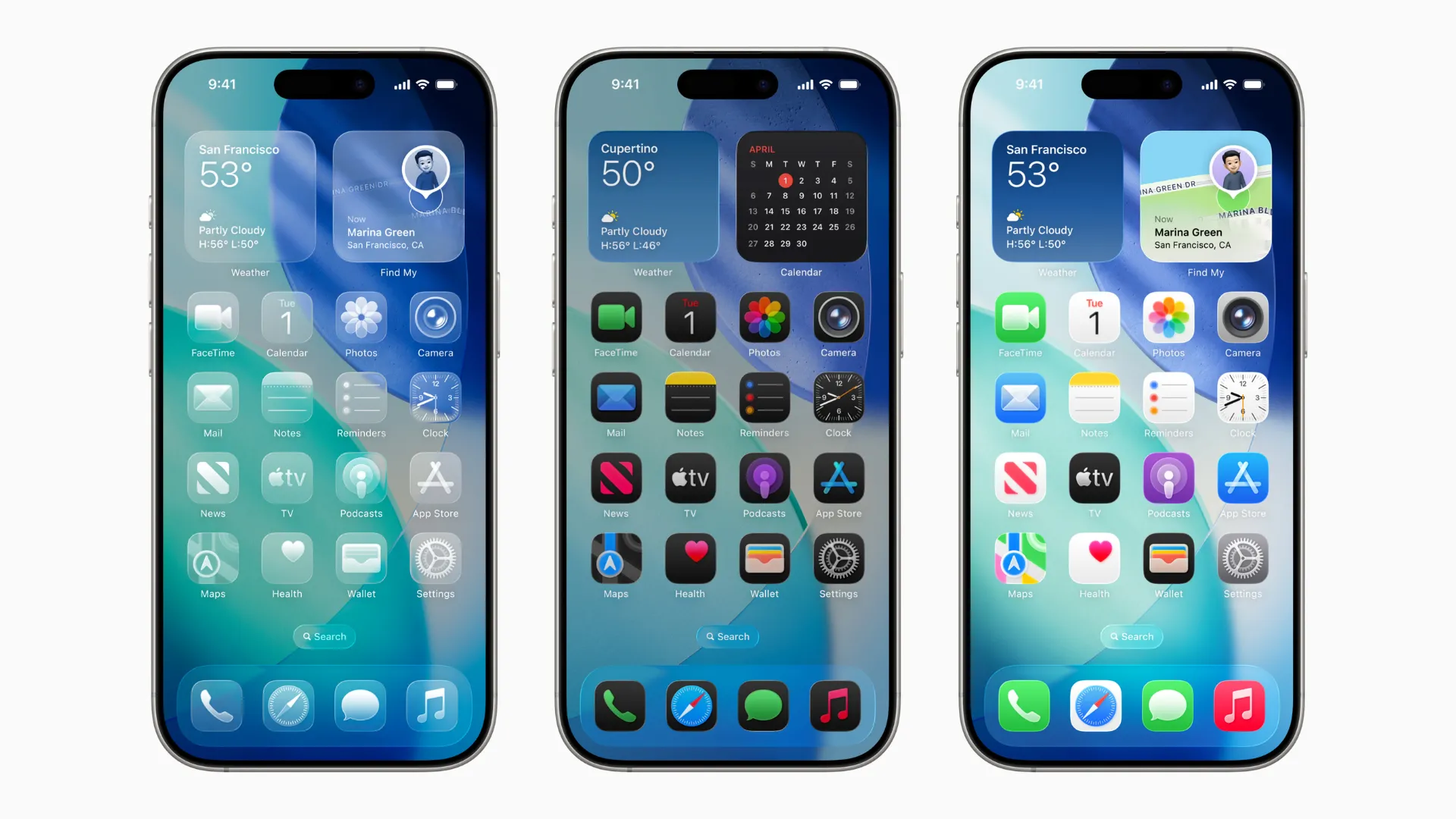 Biểu tượng iOS và macOS, tượng trưng cho các bản cập nhật hệ điều hành mới của Apple
