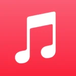 Biểu tượng ứng dụng Apple Music, liên quan đến tính năng nhập playlist và thư viện nhạc