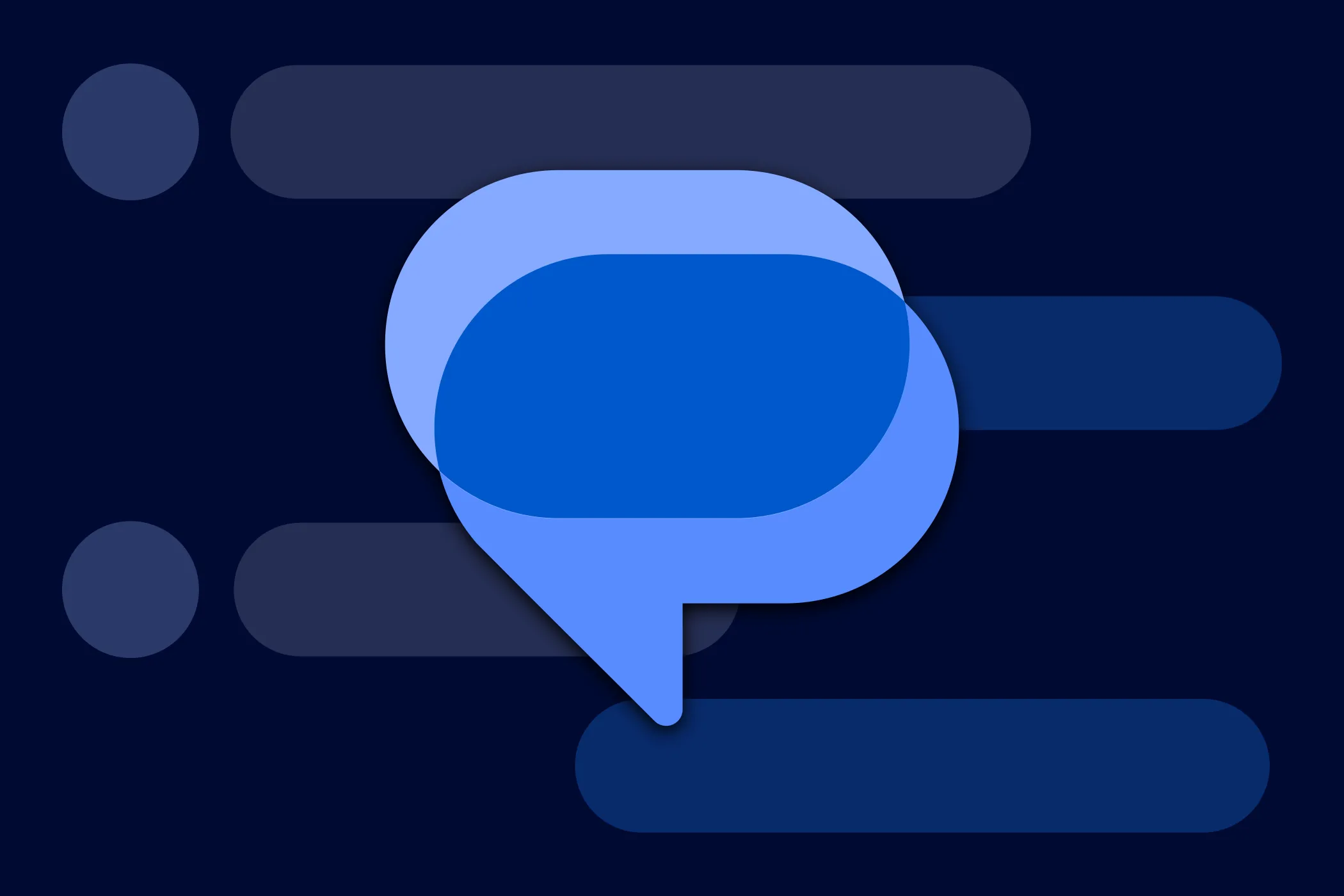 Biểu tượng ứng dụng Google Messages trên màn hình điện thoại, minh họa các thay đổi thiết kế và cập nhật gần đây.