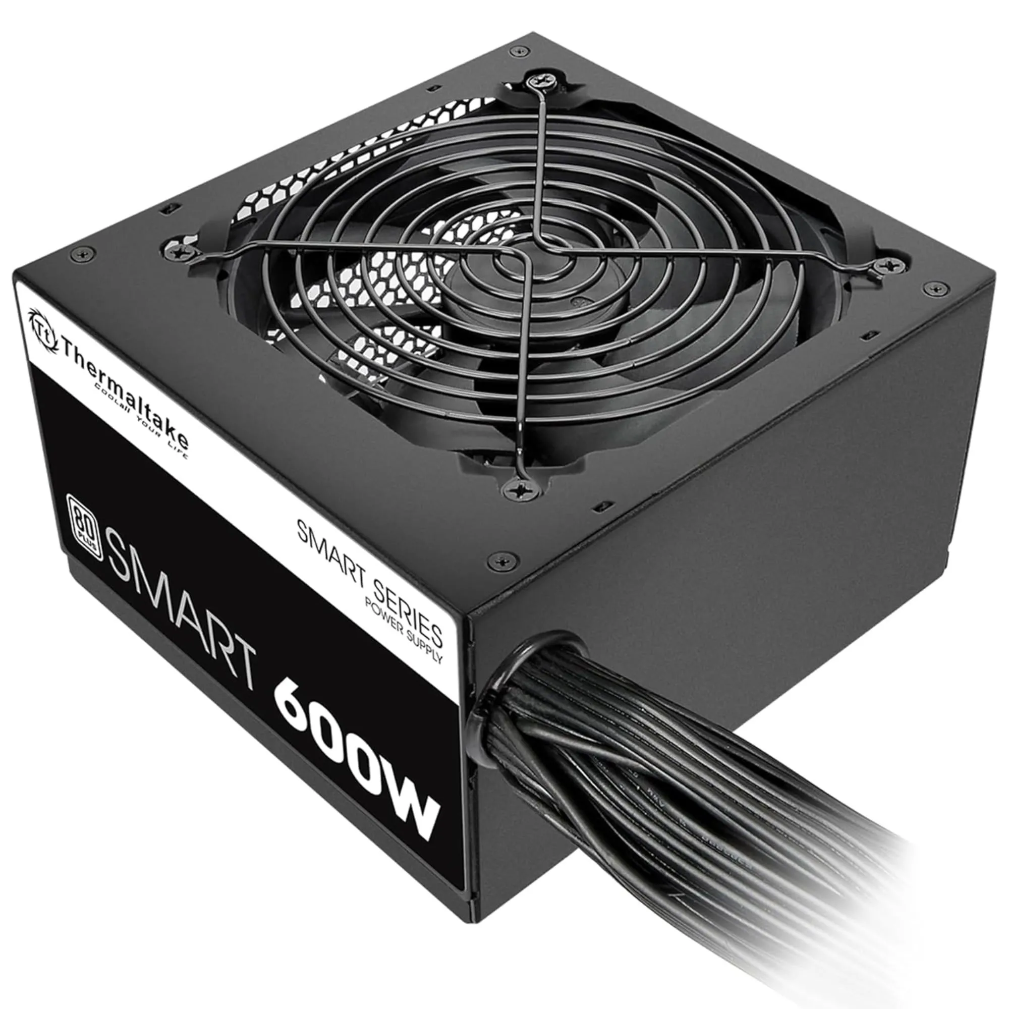Bộ nguồn Thermaltake SMART 600W 80 Plus White, một lựa chọn đáng tin cậy cho các cấu hình PC gaming tầm trung.