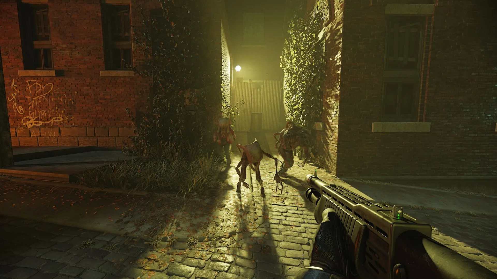 Bối cảnh game Half-Life 2 đã được nâng cấp đồ họa bằng công nghệ RTX Remix của NVIDIA.
