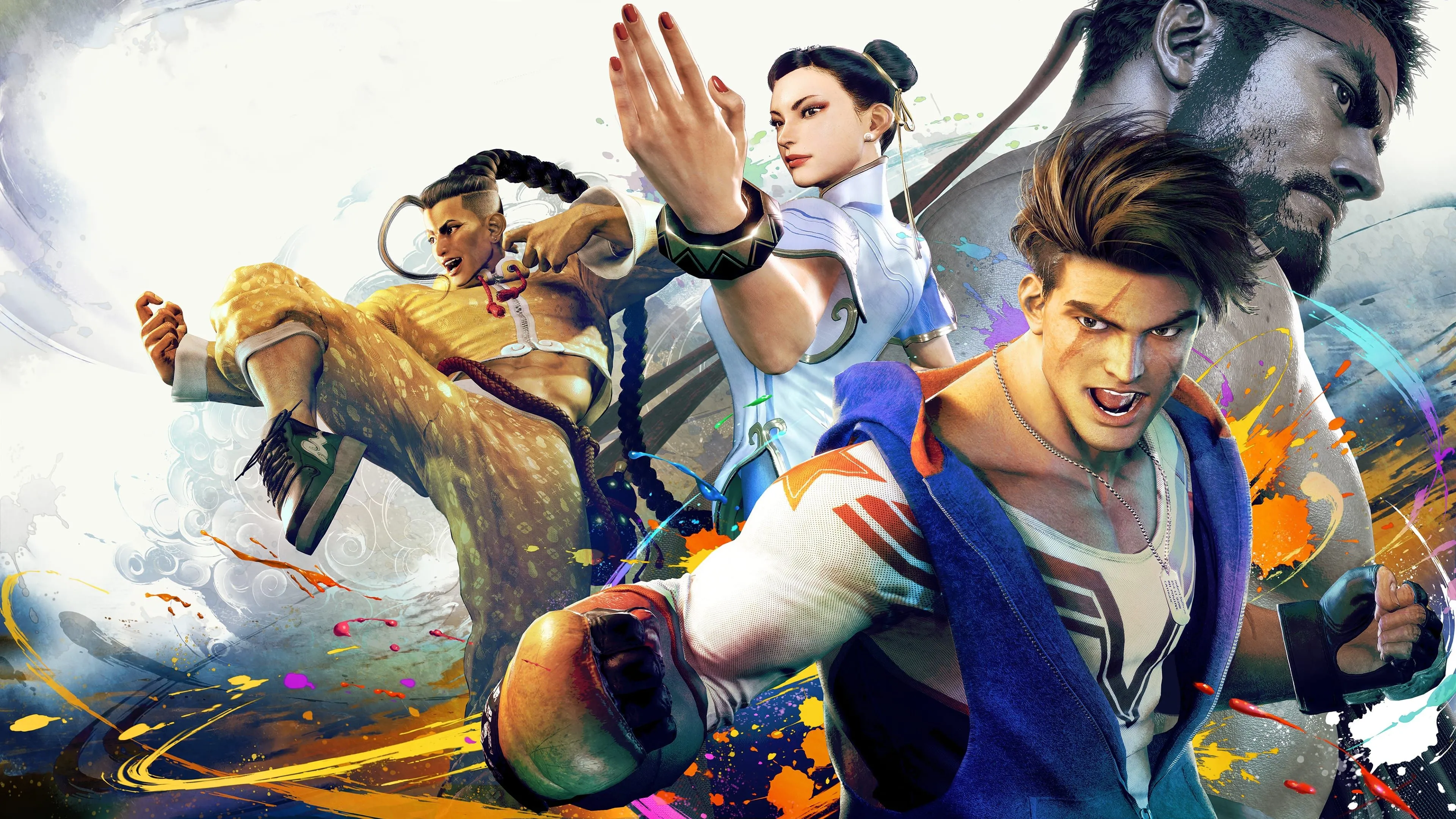 Các nhân vật biểu tượng từ Street Fighter 6, đại diện cho kỷ nguyên mới của game đối kháng dễ tiếp cận hơn.