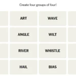 Các từ chưa được sắp xếp trong game Connections ngày 13 tháng 3