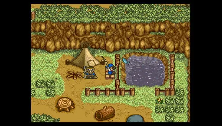 Cảnh chăn nuôi gia súc trong Harvest Moon, một phần quan trọng của lối chơi game nông trại truyền thống