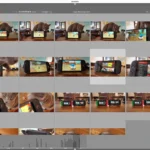 Chế độ Lighttable của darktable hiển thị thư viện ảnh và tùy chọn quản lý