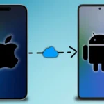 Chia sẻ dữ liệu iCloud từ iPhone sang điện thoại Android, minh họa khả năng tương thích đa nền tảng của Apple Family Sharing.