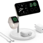 Đế sạc không dây Anker MagGo 3-in-1 sạc đồng thời iPhone, Apple Watch và AirPods