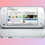 Điện thoại Nokia N97 với bàn phím QWERTY trượt ngang, biểu tượng của smartphone Symbian S60 đời đầu mang lại trải nghiệm gõ phím vật lý chính xác.