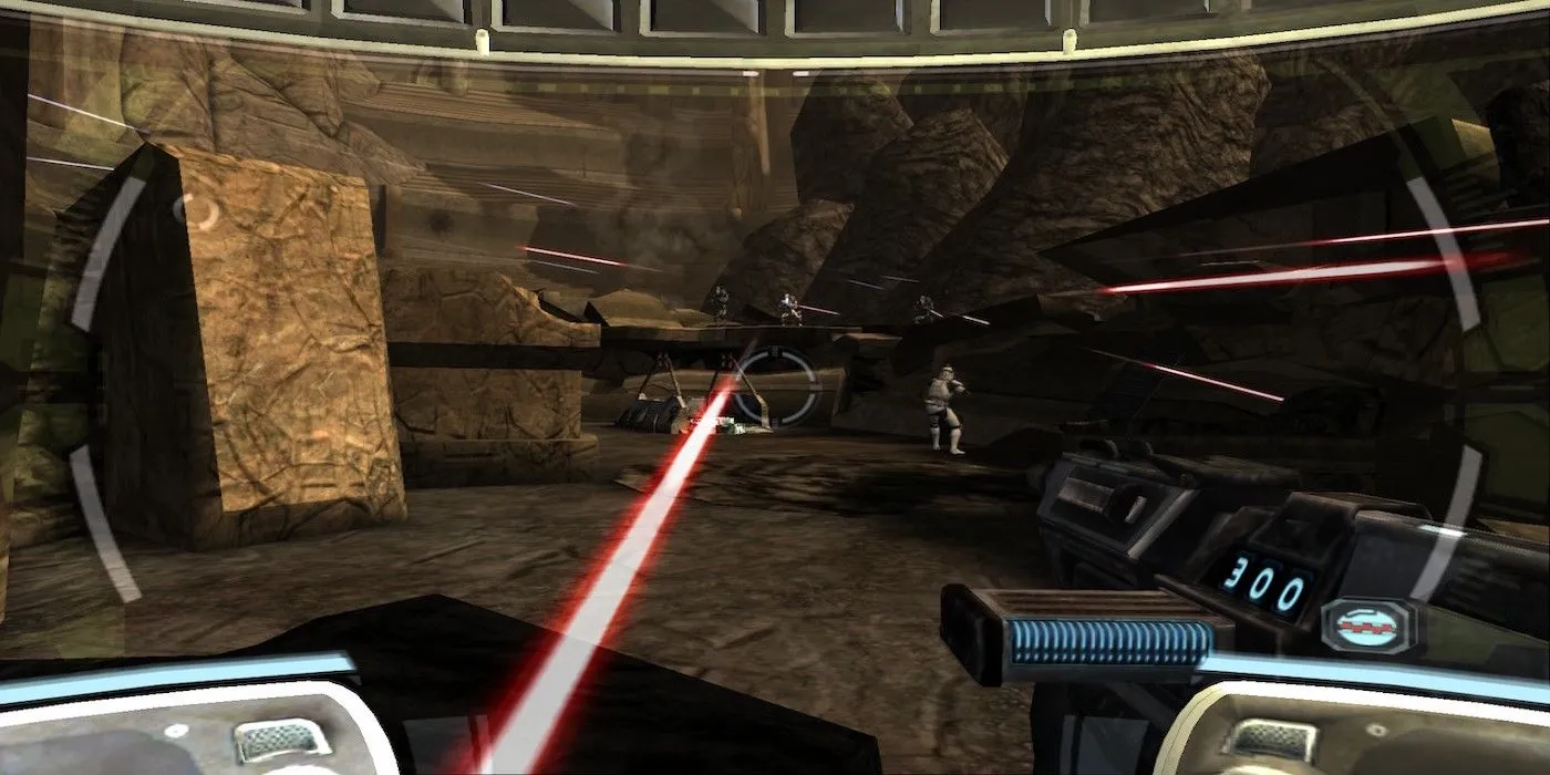 Đội Delta Squad trong game Star Wars: Republic Commando, tựa game bắn súng chiến thuật góc nhìn thứ nhất.