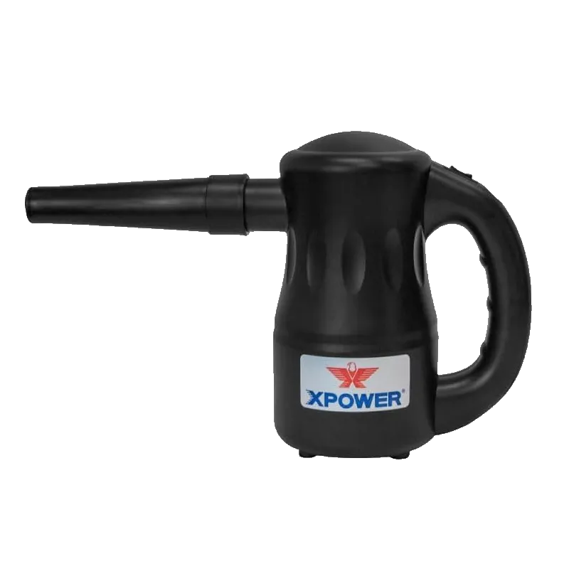 Dụng cụ thổi bụi điện Xpower A-2 màu đen, một giải pháp thay thế hiệu quả cho bình khí nén để vệ sinh máy tính.