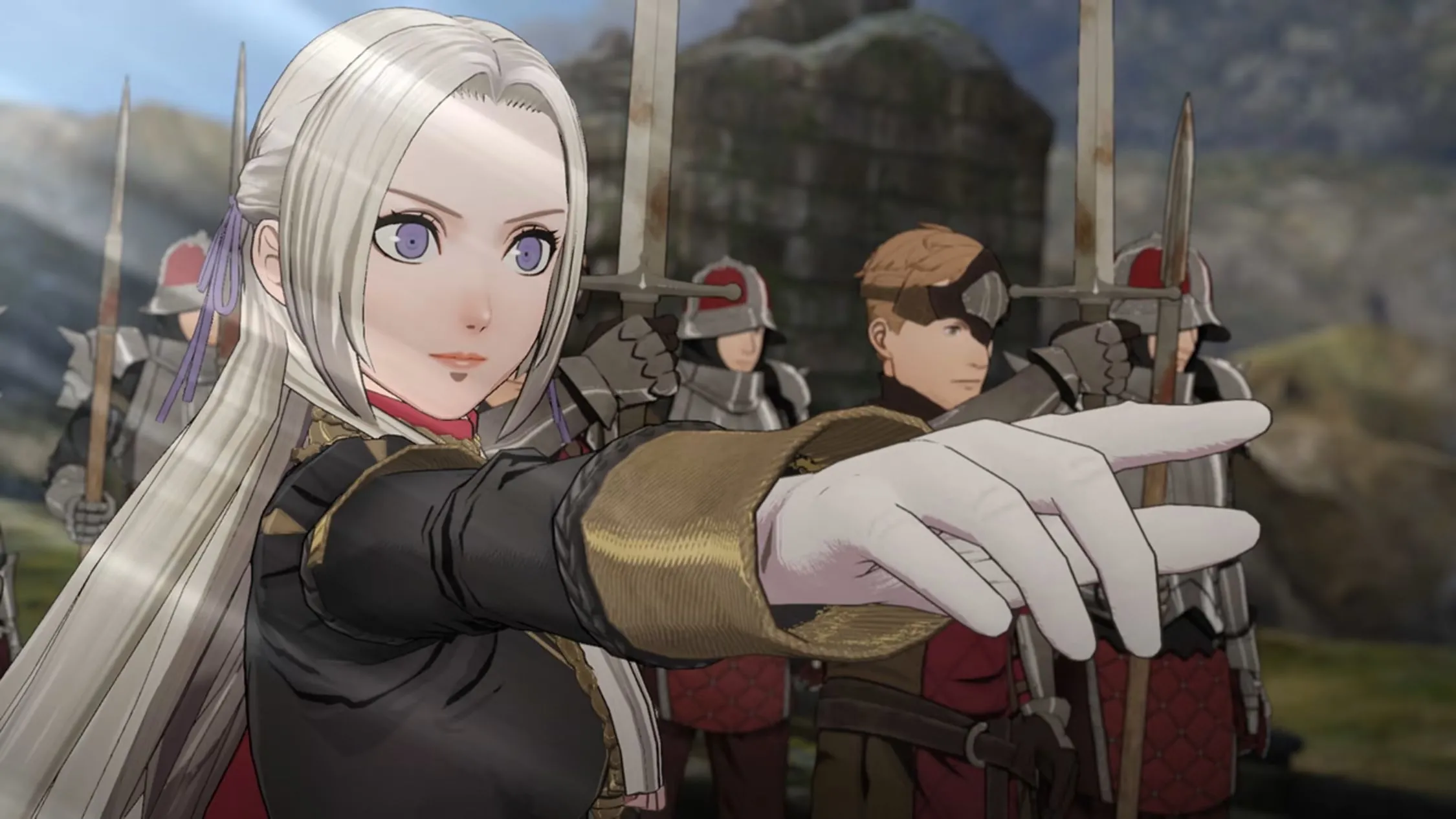 Edelgard từ Fire Emblem: Three Houses, một nhân vật có chiều sâu được khám phá qua các tuyến lãng mạn.