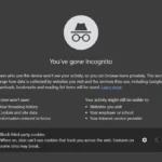 Giao diện chế độ ẩn danh (Incognito mode) của trình duyệt Chrome