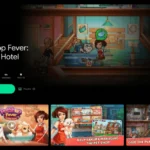 Giao diện Google Play Games trên PC hiển thị danh sách các trò chơi di động