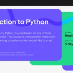 Giao diện khóa học Python cơ bản trên nền tảng JetBrains