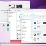 Giao diện môi trường desktop KDE Plasma 6.3.0 với các ứng dụng đang mở, thể hiện sự cải tiến và trải nghiệm người dùng.