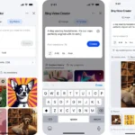 Giao diện sử dụng Bing Video Creator để tạo video trí tuệ nhân tạo về một chú chó đeo headphone.