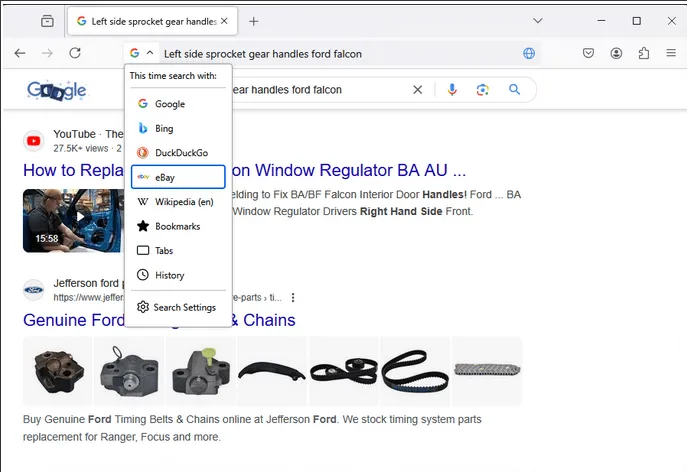 Giao diện thanh địa chỉ mới của Firefox với tính năng tìm kiếm được cải tiến và hỗ trợ tính toán trực tiếp