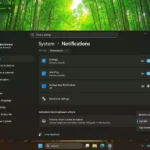 Giao diện Windows 11 hiển thị thanh thông báo âm lượng và độ sáng được tùy chỉnh vị trí ở góc trên bên trái màn hình, minh họa tính năng mới sắp ra mắt trong bản cập nhật 25H2.