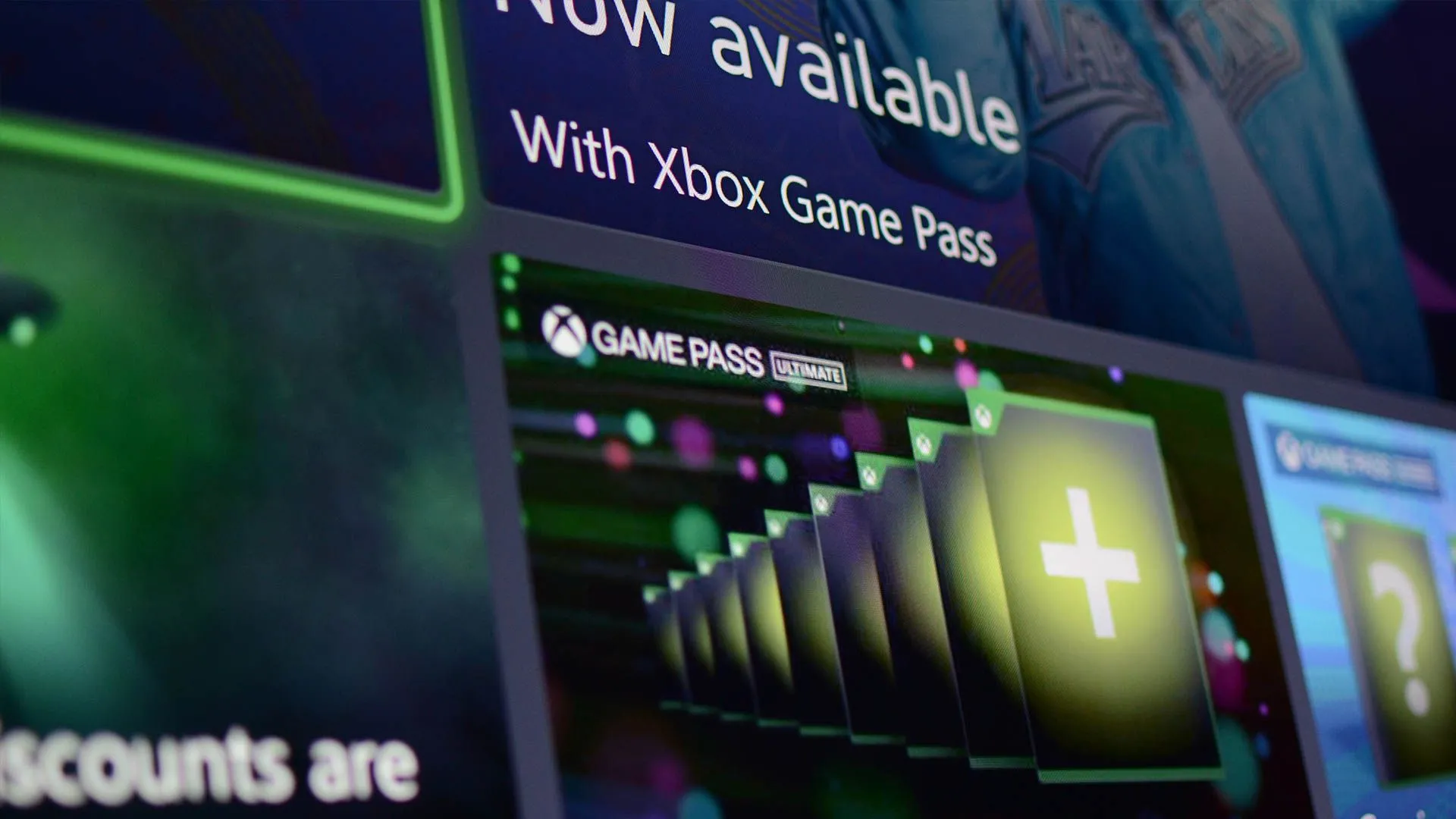 Giao diện Xbox hiển thị Game Pass, dịch vụ gây ảnh hưởng lớn đến doanh số game