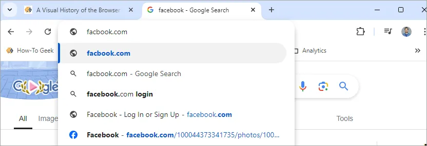 Gõ địa chỉ website trực tiếp vào thanh địa chỉ của trình duyệt