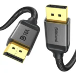 Hai đầu nối của cáp DisplayPort Silkland, minh họa khả năng kết nối nhiều màn hình qua một cổng.