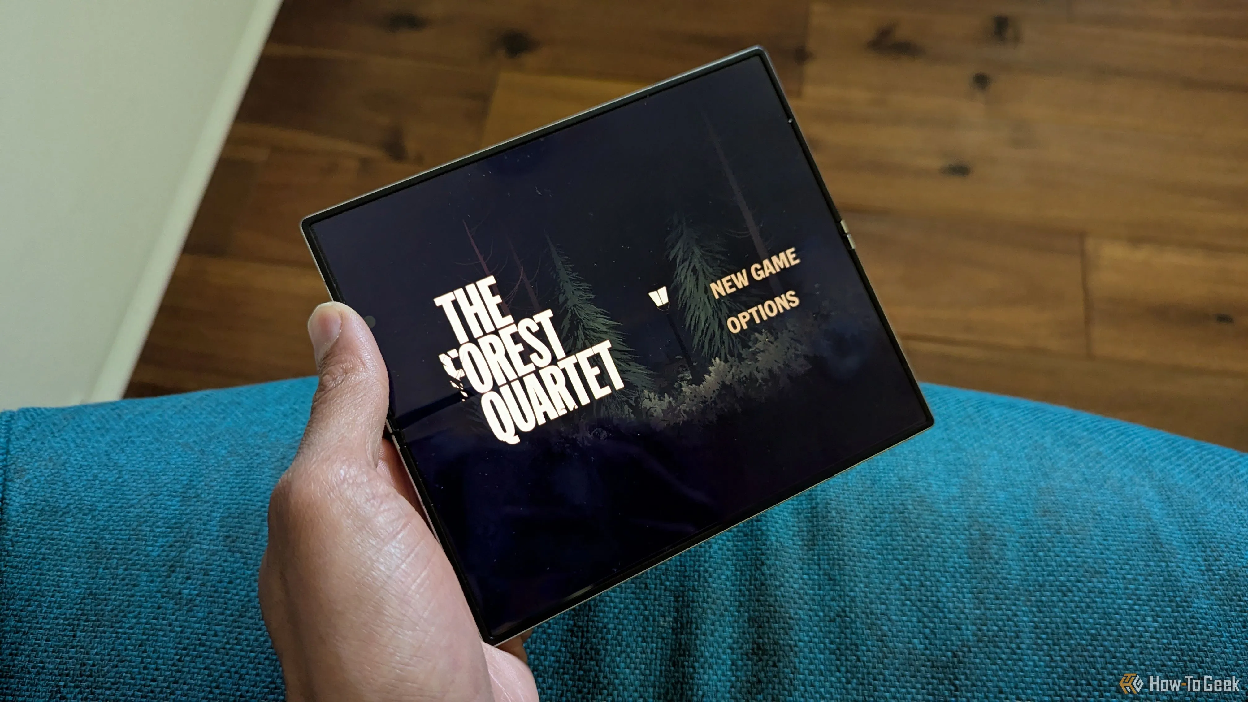 Hình ảnh game The Forest Quartet trên thiết bị di động Galaxy Z Fold 6