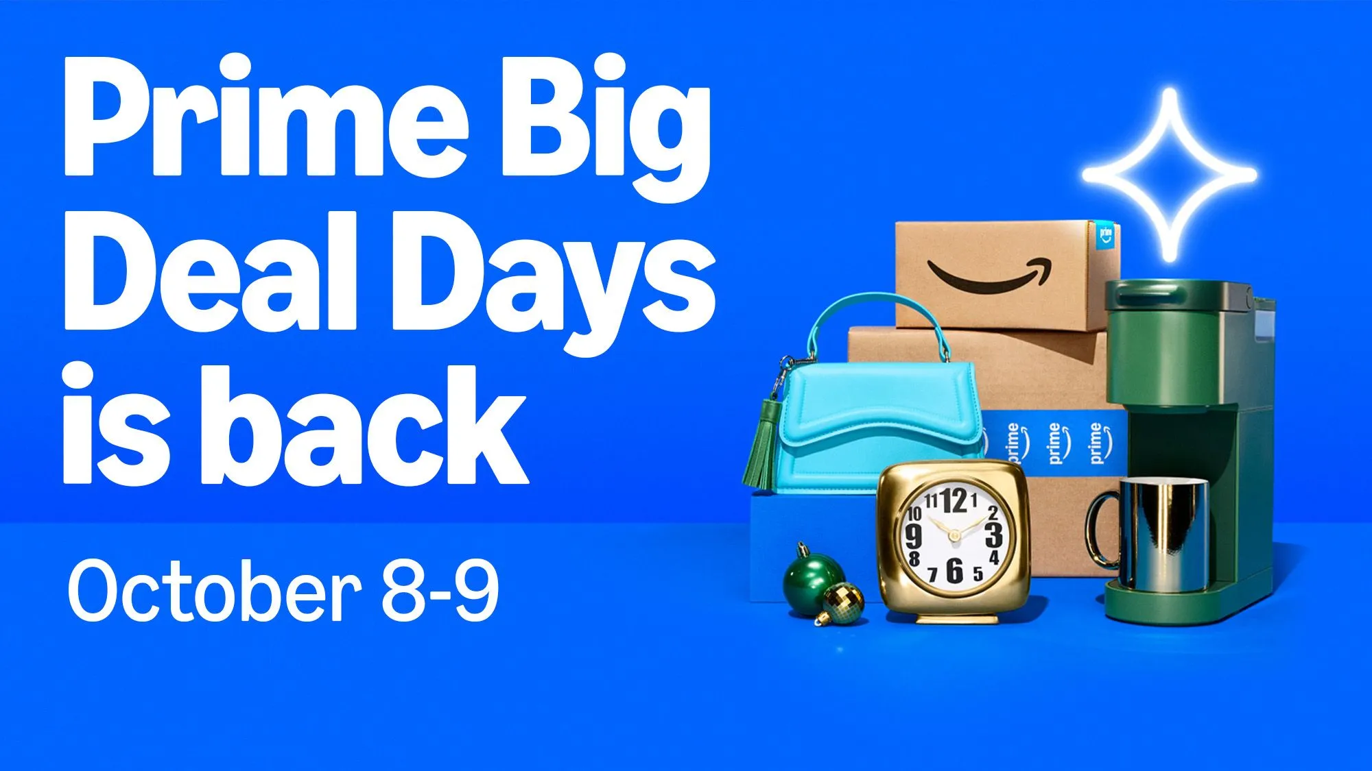Hình ảnh minh họa các gói hàng và sản phẩm được giảm giá trong sự kiện Amazon Prime Big Deal Days