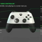 Hình ảnh rò rỉ chi tiết tay cầm Xbox Project Sebile với những cải tiến thiết kế và thành phần mới.
