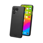 Hình ảnh tổng thể điện thoại Fairphone 6, nhấn mạnh thiết kế bền vững và dễ sửa chữa.