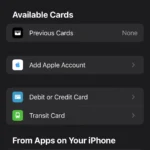Hướng dẫn thêm thẻ và tài khoản Apple vào ứng dụng Ví Apple