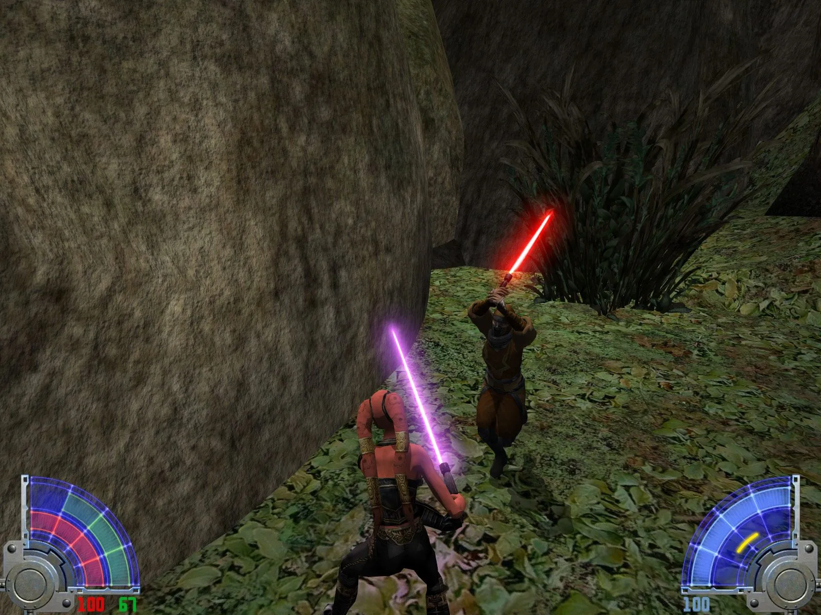 Jedi đối mặt với kẻ thù trong Star Wars: Jedi Knight Jedi Academy