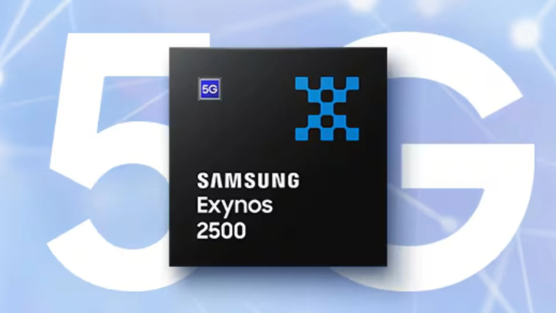 Logo của chip xử lý Samsung Exynos 2500, biểu tượng cho sức mạnh hiệu năng.