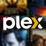 Logo Plex màu tím nổi bật trên nền tối, biểu tượng của dịch vụ truyền phát media Plex Pass.