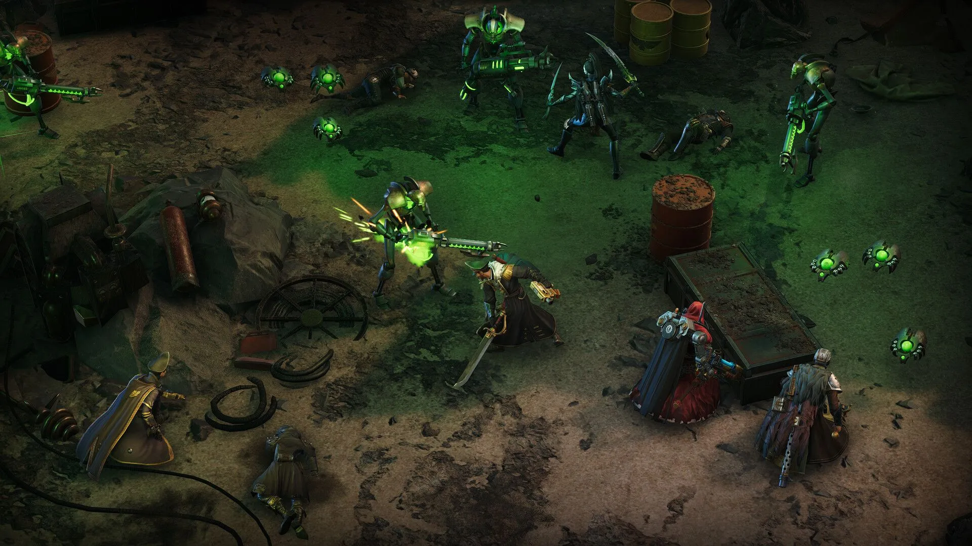 Màn hình game Warhammer 40K: Rogue Trader, một game nhập vai chiến thuật sâu sắc
