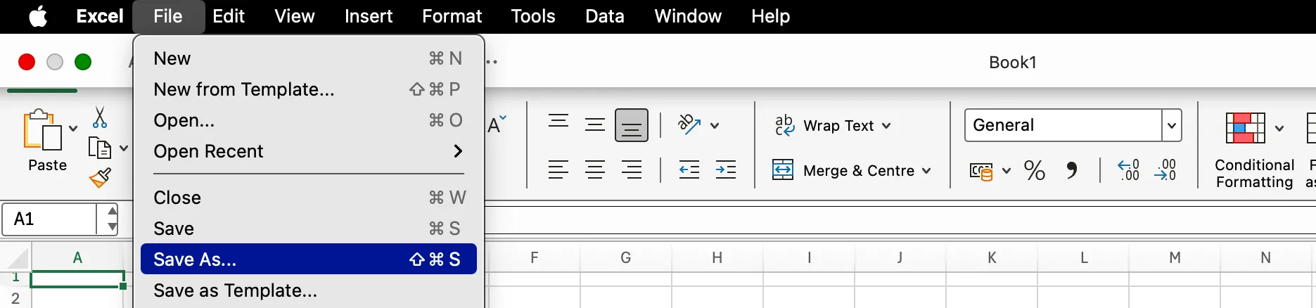 Màn hình lưu tệp cục bộ trong Microsoft Excel, minh họa khả năng làm việc ngoại tuyến và kiểm soát dữ liệu
