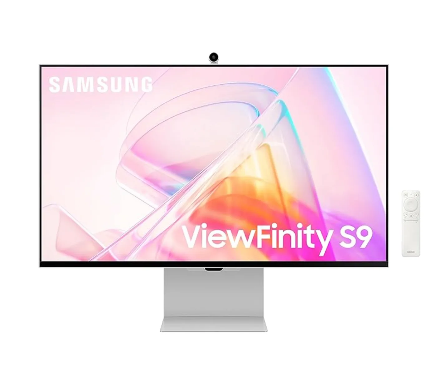 Màn hình Samsung ViewFinity S9 5K với thiết kế hiện đại và các cổng kết nối đa dạng.