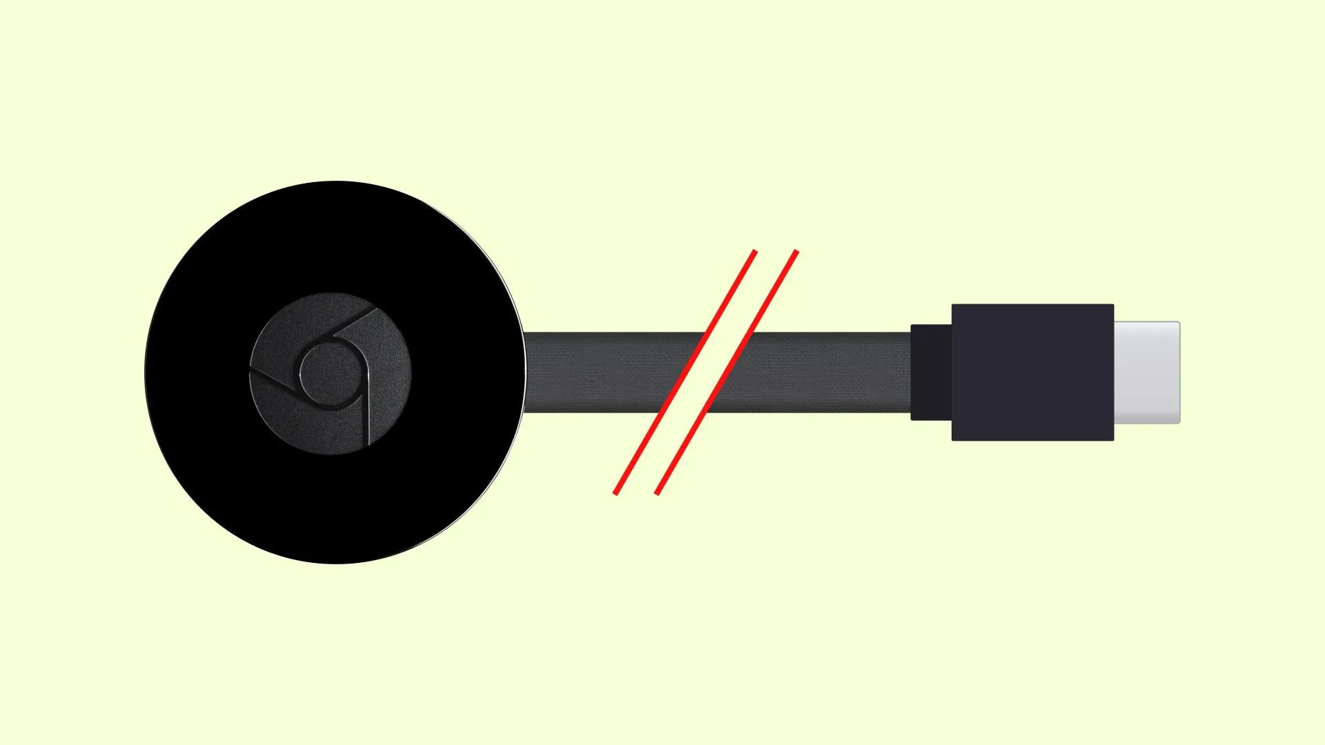 Màn hình TV hiển thị thông báo lỗi &quot;Chromecast Setup Error&quot; với biểu tượng Chromecast, báo hiệu sự cố kết nối.
