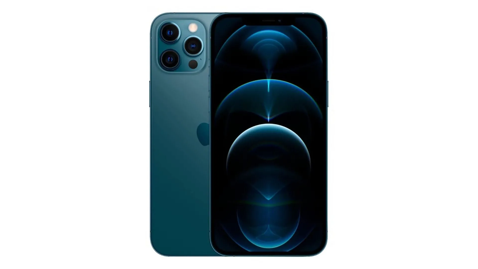 Màu Pacific Blue (Xanh Thái Bình Dương) ấn tượng của iPhone 12 Pro, một biểu tượng của dòng Pro.