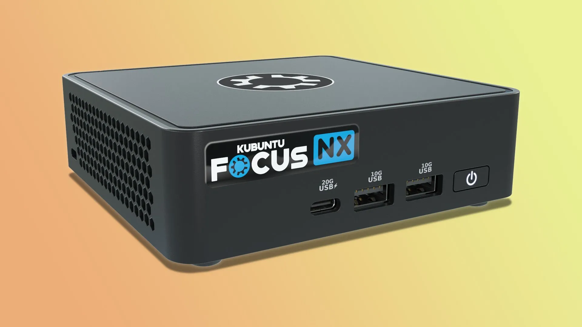 Máy tính mini Kubuntu Focus NX Gen 3 màu đen