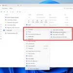 Menu chuột phải trong File Explorer Windows 11 với các tính năng AI nhanh cho tệp hình ảnh