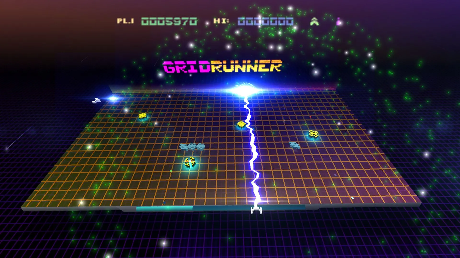 Một cảnh trong game Llamasoft: The Jeff Minter Story, hiển thị đồ họa rực rỡ và các nhân vật động vật độc đáo.