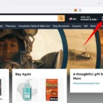 Nhấp vào mục Returns & Orders trên Amazon để bắt đầu tìm kiếm đơn hàng