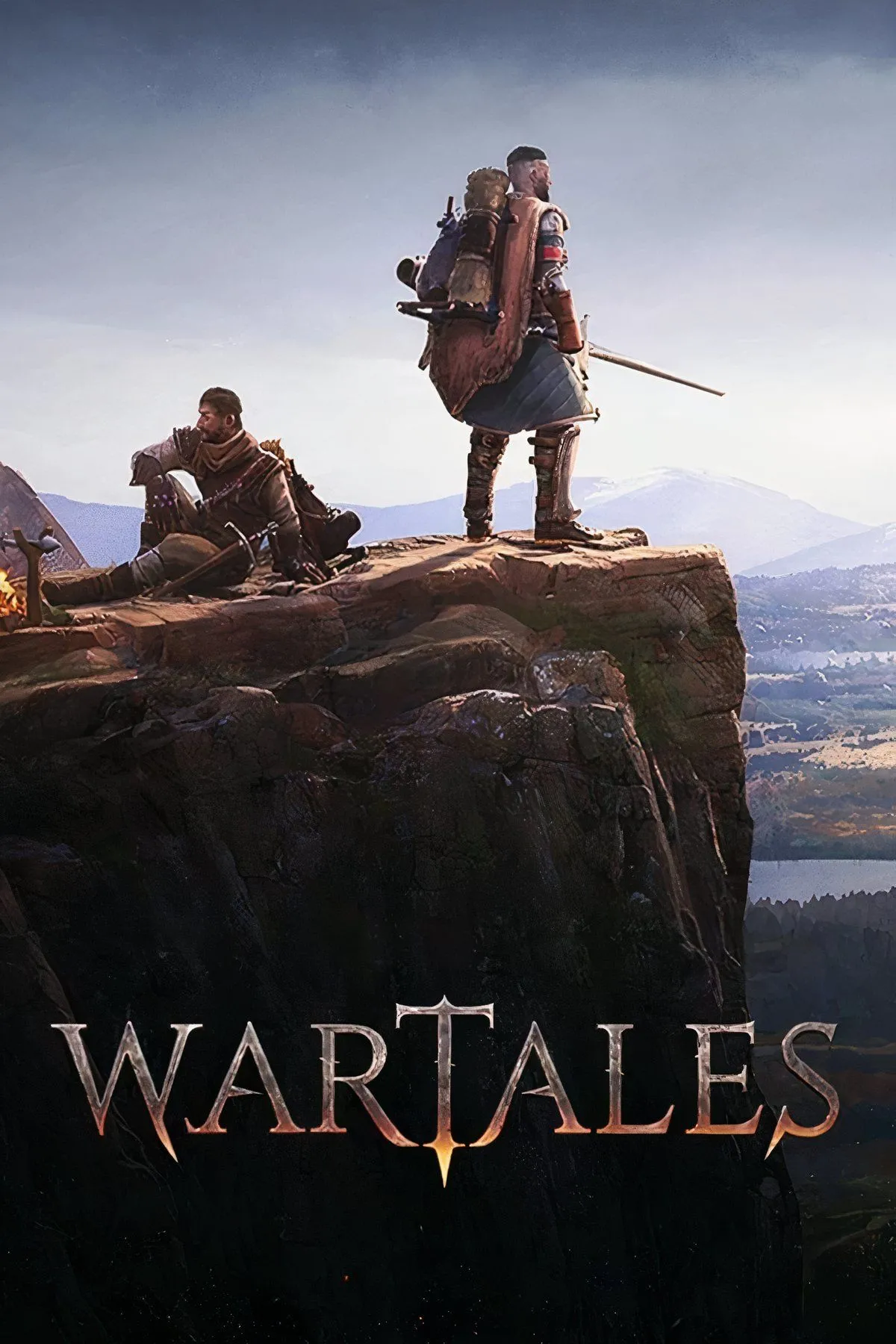 Nhóm lính đánh thuê chuẩn bị chiến đấu trên bản đồ thế giới mở của Wartales.