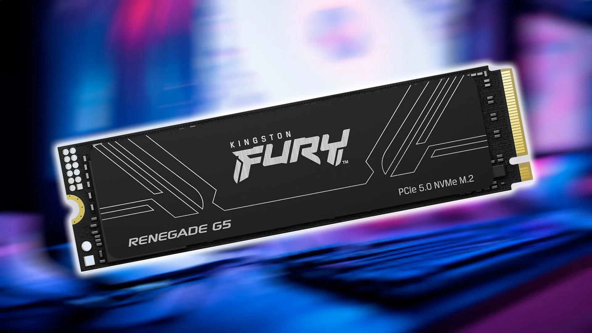 Ổ SSD Kingston FURY Renegade G5 với thiết kế tản nhiệt